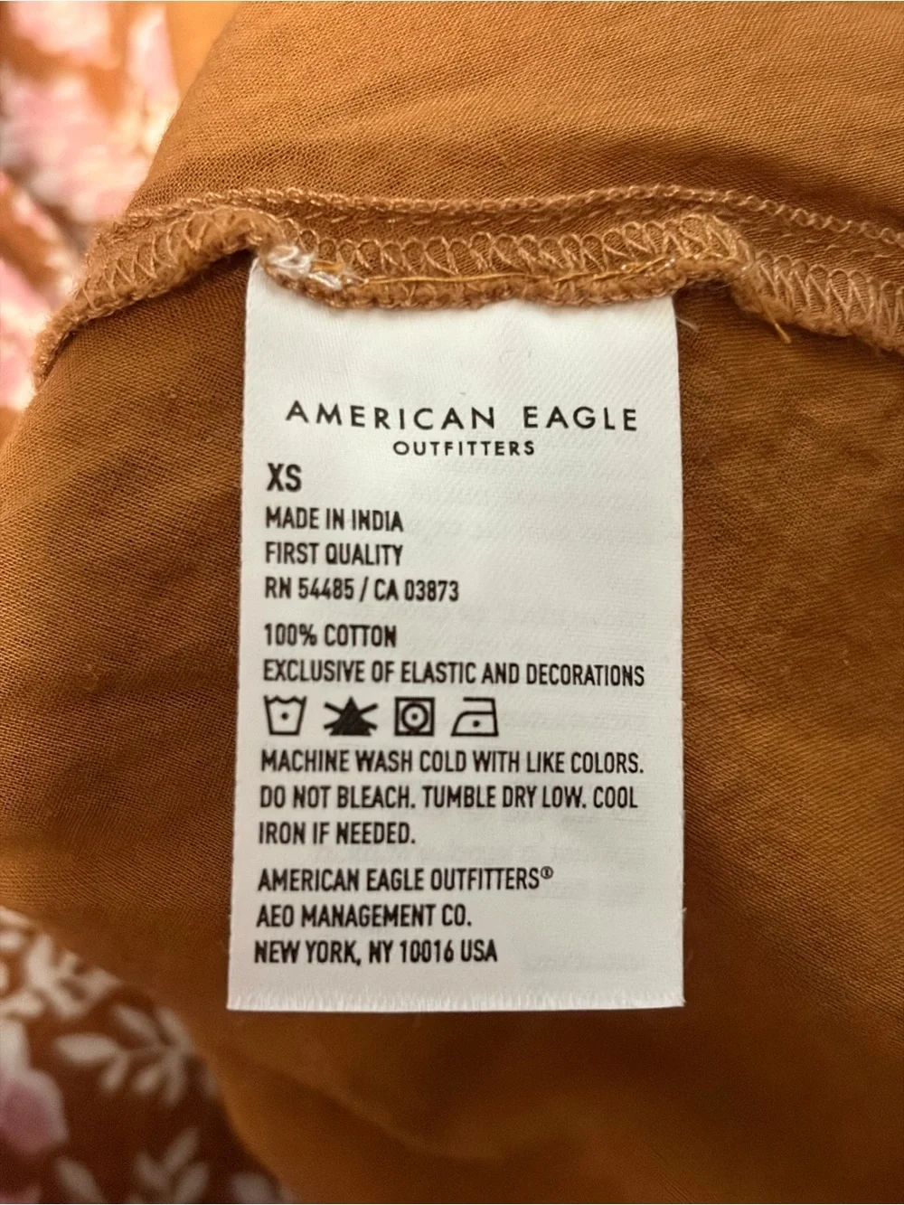 American eagle boho summer shirt bohemian ruffle floral tiered dress mini sz xs